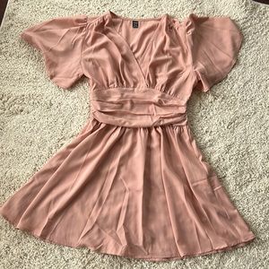 Light Pink Midi Dress